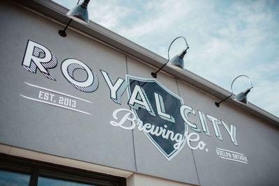 A picture of the exterior of Royal City Brewing Co.